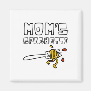Mama Spaghetti Funny Kleinkind Kids Magnet