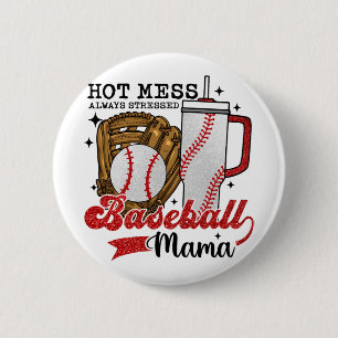 Mama Sport Mama Frauen Muttertag 2024 Mädchen Kind Button