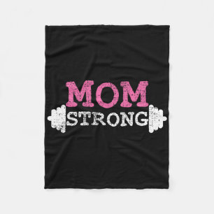 Mama Starke Mutter Mama Fitness Bodybuilding Gewic Fleecedecke