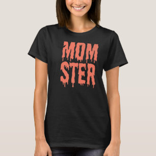 Mama Ster Melting Spooky Vibes Bat Hippie Kostüm H T-Shirt