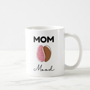 Mama-Stimmung Kaffee Gehirn Minimalistisches Desig Kaffeetasse
