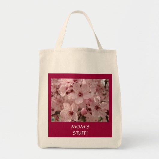 MAMA STUFF! Tragetaschen geben Rosa Blüten (Vorne)