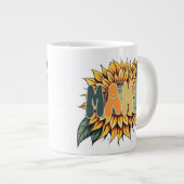MAMA Sunflower Jumbo-Tasse (Vorderseite Rechts)