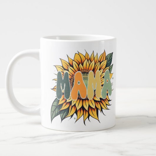 MAMA Sunflower Jumbo-Tasse (Links)