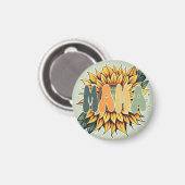 MAMA Sunflower Magnet (Vorderseite/Rückseite)