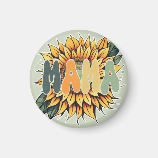 MAMA Sunflower Magnet (Vorne)