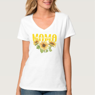 Mama Sunflower Sunshine - fröhliches Blumendesign T-Shirt