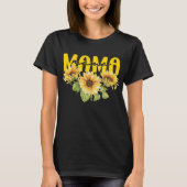 Mama Sunflower Sunshine - fröhliches Blumendesign T-Shirt (Vorderseite)