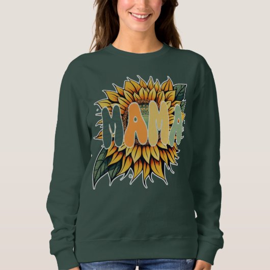 MAMA Sunflower Sweatshirt (Vorderseite)