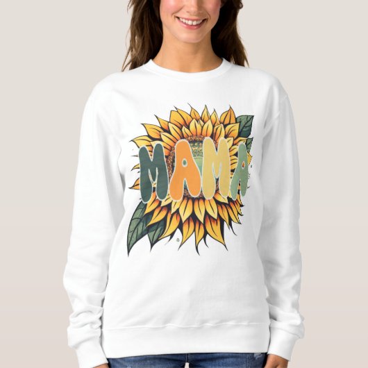 MAMA Sunflower Sweatshirt (Vorderseite)