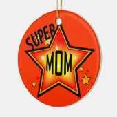 Mama Super Star Mutter Weihnachtsschmuck (Links)