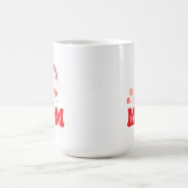 Mama Süßer Regenbogen Und Blumen Kaffeetasse (Mittel)