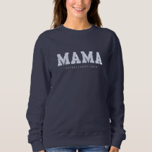Mama Sweater, blaue Blüte