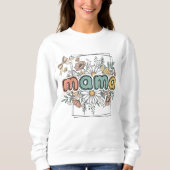 Mama Sweatshirt Stylish Mom Pullover Perfect Gift (Vorderseite)