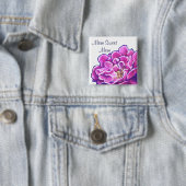 Mama Sweet Mama PInk Peony Button (Beispiel)