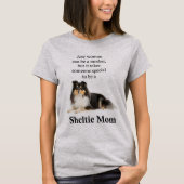 Mama-T - Shirt für die Tri-Color-Sheltie (Vorderseite)