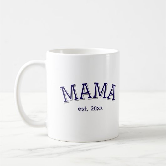 Mama ☕️ Tagesgeschenk Personalisierter Mütter Kaffeetasse (Links)