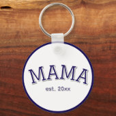 Mama 🗝️ Tagesgeschenk Personalisierter Mütter Schlüsselanhänger (Vorderseite)