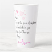 Mama Tall Coffee Tasse, Mama Tasse, Geschenk für M Milchtasse (Vorderseite)