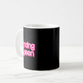 Mama Tanzen Queen Dancing 70er Disco Bachelor Kaffeetasse (Vorderseite Links)