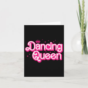 Mama Tanzen Queen Dancing 70er Disco Bachelor Karte