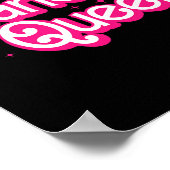 Mama Tanzen Queen Dancing 70er Disco Bachelor Poster (Ecke)