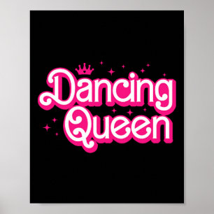 Mama Tanzen Queen Dancing 70er Disco Bachelor Poster
