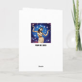 Mama tanzt zu Wrap Music Halloween Karte (Rückseite)