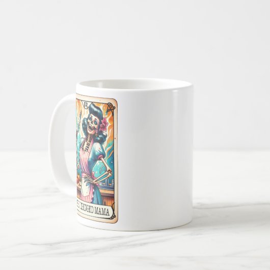 Mama-Tarot-Karte entwirren Kaffeetasse (Vorderseite Links)