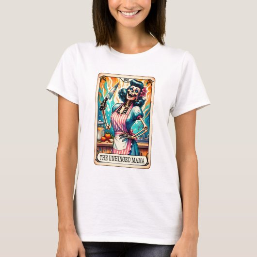 Mama-Tarot-Karte entwirren T-Shirt (Vorderseite)