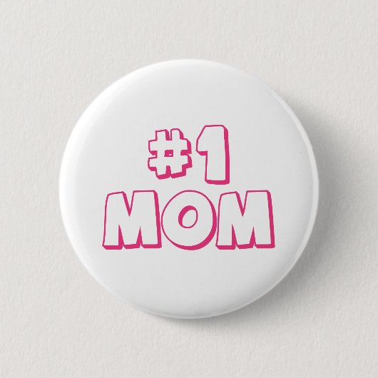 Mama-Taschentasche der Mama-#1 der Zahl-eine Button (Vorderseite)