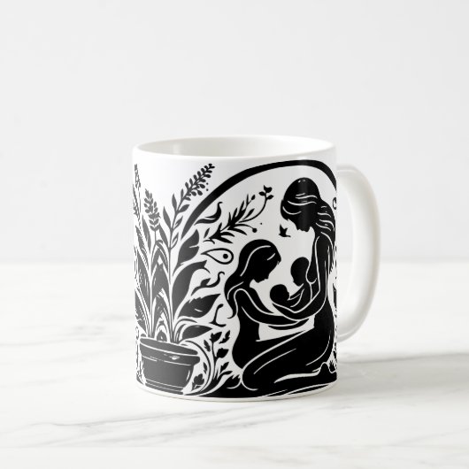 Mama Tasse - Das perfekte Geschenk für Mama! ☕ (VorderseiteRechts)