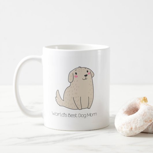 Mama-Tasse der Welt beste Hunde Kaffeetasse (Mit Donut)