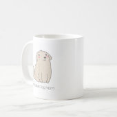 Mama-Tasse der Welt beste Hunde Kaffeetasse (Vorderseite Links)