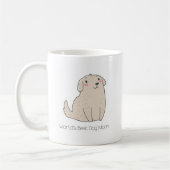 Mama-Tasse der Welt beste Hunde Kaffeetasse (Links)
