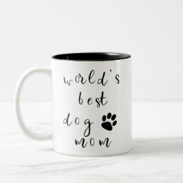 Mama-Tasse der Welt beste Hunde Zweifarbige Tasse