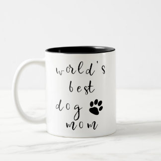Mama-Tasse der Welt beste Hunde Zweifarbige Tasse