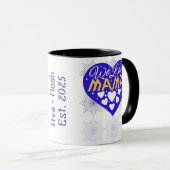 Mama Tasse - Minimalistische Mama Kaffeecup (VorderseiteRechts)