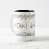"Mama" Tasse mit Blume - Einfach und Elegan (Vorderseite Links)
