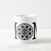 Mama-Tasse - Schwarzes u. Weiß Kaffeetasse (Mittel)