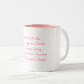 Mama-Tasse Zweifarbige Tasse (VorderseiteRechts)