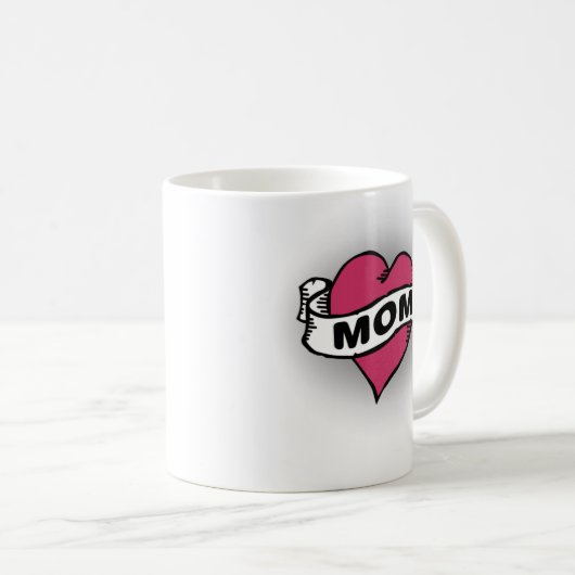 Mama-Tätowierung Kaffeetasse (VorderseiteRechts)