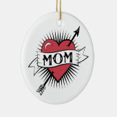 Mama-Tätowierung Keramik Ornament (Rechts)