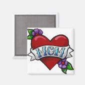 Mama Tattoo Magnet (Vorderseite/Rückseite)
