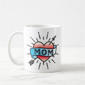 Mama Tattoo Style Rose Kaffee Tasse (Links)