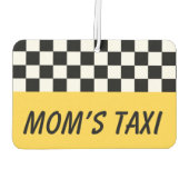 Mama Taxi Auto Air Freshener Geschenk Autolufterfrischer (Rückseite)