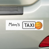 Mama Taxi Basketball Autoaufkleber (Auf Auto)