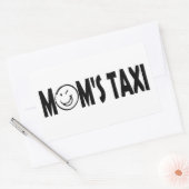 MAMA TAXI RECHTECKIGER AUFKLEBER (Umschlag)