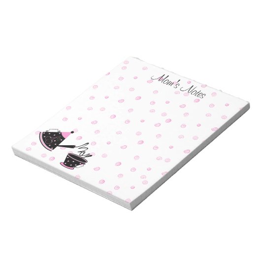 Mama Tee Pot Notepad Notizblock (Rotiert)