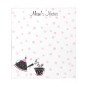 Mama Tee Pot Notepad Notizblock (Vorderseite)